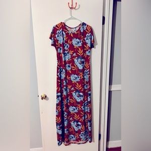 Long Large Lularoe floral dress
